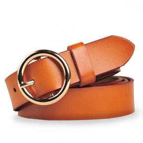 30mm wide ladies fashion genuiune leather belts