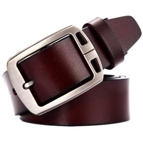 40mm wide heavy split leather jeans belts for men