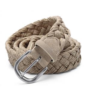 35mm wide mens and women leisure braided cotton belts for pants