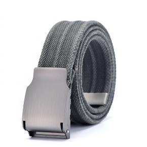 38mm wide casual mens canvas webbing belts for jeans pants