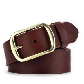 40mm wide full grain leather flat jeans belts for men